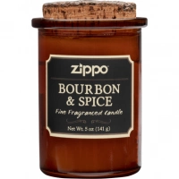 Ароматизированная свеча ZIPPO Bourbon & Spice, воск/хлопок/кора древесины/стекло, 70×100 мм купить в Смоленске