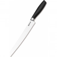 Кухонный хлебный нож Bker Core Professional Bread Knife, 220 мм, сталь X50CrMoV15, рукоять пластик купить в Смоленске