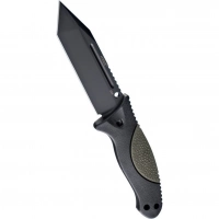 Нож с фиксированным клинком EX-F02 Black Tanto Blade, OD Green Handle 11.4 см. купить в Смоленске