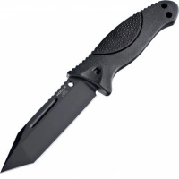 Нож с фиксированным клинком Hogue EX-F02 Black Tanto, сталь A2 Tool Steel, рукоять термопластик GRN, чёрный купить в Смоленске