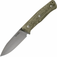 Нож с фиксированным клинком LionSteel B35, сталь Sleipner, рукоять Green canvas micarta купить в Смоленске