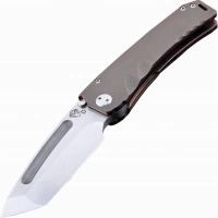 Нож складной Medford Marauder Tanto, сталь D2 Tool Steel, рукоять титановый сплав, бронзовый купить в Смоленске