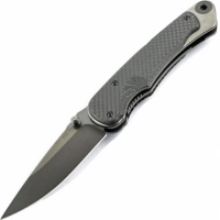 Нож складной Spartan Blades Akribis Meteorite Grey, сталь CPM-S35VN, рукоять титан/карбон купить в Смоленске