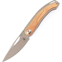 Складной нож Kizer Apus, сталь CPM S35VN, рукоять титан/ Bronze Carbon купить в Смоленске