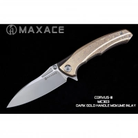 Складной нож Maxace Corvus, сталь M390, Mokume  TC4+Inlay купить в Смоленске