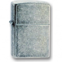 Зажигалка ZIPPO Antique Silver Plate, латунь с покрытием ™Plate, серебристый, матовая, 36х12×56 мм купить в Смоленске