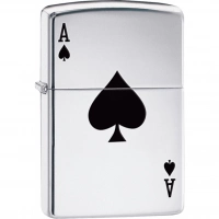 Зажигалка ZIPPO Armor™  Туз с покрытием High Polish Chrome купить в Смоленске