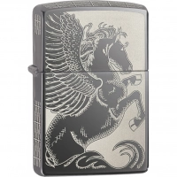 Зажигалка ZIPPO Classic Пегас с покрытием Black Ice® купить в Смоленске