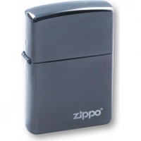 Зажигалка ZIPPO Classic с покрытием Black Ice®, латунь/сталь, чёрная, глянцевая, 36х12х56 мм купить в Смоленске