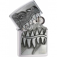 Зажигалка ZIPPO Classic с покрытием Brushed Chrome купить в Смоленске