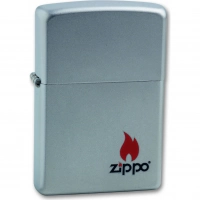 Зажигалка ZIPPO Satin Chrome, латунь с ник.-хром. покрыт., серебр., матовая, 36х56х12 мм купить в Смоленске