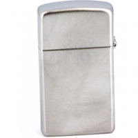 Зажигалка ZIPPO Slim® с покрытием Satin Chrome™, латунь/сталь, серебристая, матовая, 30х10×55 мм купить в Смоленске