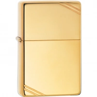 Зажигалка ZIPPO Vintage™ с покрытием High Polish Brass купить в Смоленске